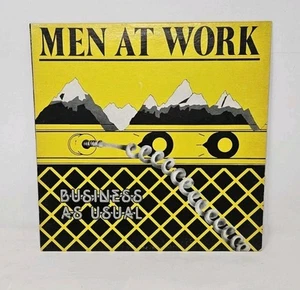 Men at Work Business As Usual Vinyl Record Columbia 1982 - Imagen 1 de 9