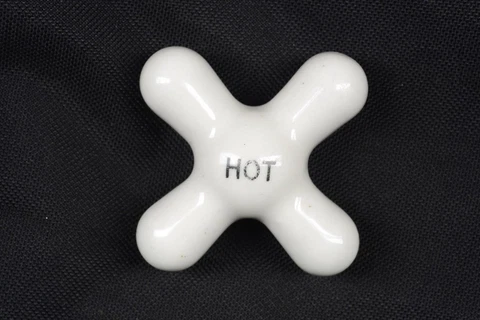 PORCELAIN CHINA HOT HANDLE VINTAGE BATHROOM  ANTIQUE Cover