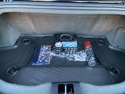 Rede de carga de malha estilo piso tronco traseiro para MASERATI GRANTURISMO 2008-2019 nova - Imagem 1 de 4