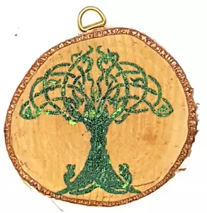 Hand-made Wooden Wall Plaque, Celtic Tree of Life, Wicca/Pagan/Nature - Picture 1 of 1