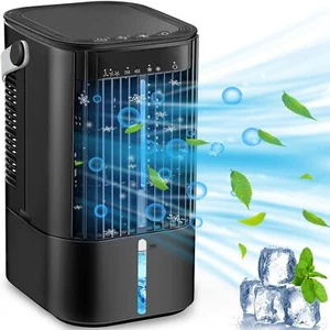 Tischventilator, Air Cooler, Mini-Luftkühler, Desktop-Luftkühler, 3 Stufen - Bild 1 von 5