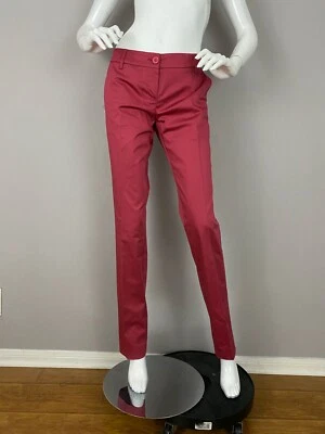 Pantalones de vestir Love Moschino de algodón rosa liso talla 8 EE. UU. Foto 1 de 4