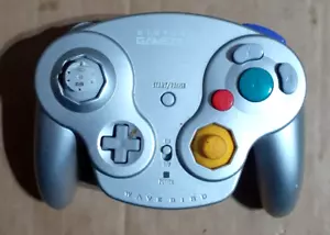 Nintendo Wavebird Controller Gamecube autentico OEM grigio argento senza ricevitore - Foto 1 di 2