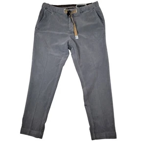 White Sand Slim Fit Casual Pant Men's Sz 52 IT 36 US Gray Cotton Blend - Picture 1 of 12