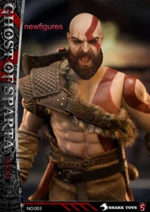 SHARKTOYS & SWTOYS 1/6 NO.003 Ghost of Sparta Kratos 12inch Male Action Figure - Picture 1 of 12