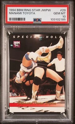 BBM Ring Star Wrestling 1994 retención especial Manami Toyota #29 RC PSA 10 POP 1 Foto 1 de 2
