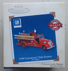1938 Chevrolet Fire Engine Hallmark Keepsake Ornament Series #3 Die-Cast Sound