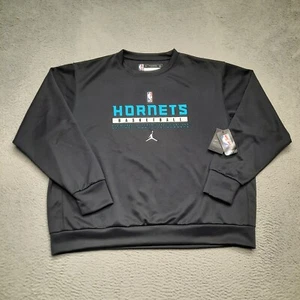 Nike Jordan Charlotte Hornets Spotlight Pullover Hombres 2XL XXL Crew Sudadera - Imagen 1 de 7