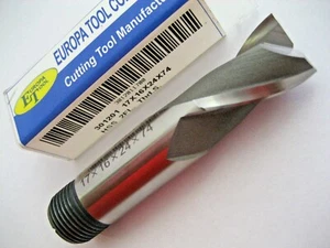 17 mm SCHLITZBOHRERMÜHLE HSS 2 GERIFFELT 3012011700 EUROPA WERKZEUG CLARKSON 9 - Bild 1 von 7