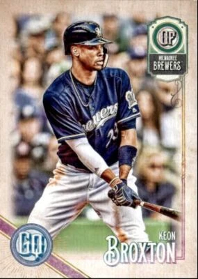 2018 Topps Gypsy Queen Keon Broxton a Milwaukee Brewers #279 - Image 1 of 2
