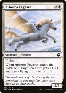 MTG Magic AFR D&D Forgotten Realms - 1x EN NM 002 C Arborea Pegasus - Picture 1 of 1