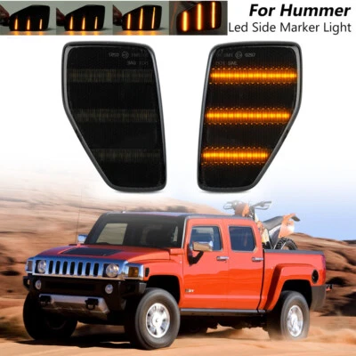Luces de estacionamiento LED laterales en esquina para Hummer H3 2005-2010 Hummer H3T 09-10 Foto 1 de 4