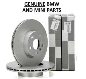 Genuine BMW E84/E90/E91/E92/E93 Pair Of Front Brake Discs - 34118848418 - Picture 1 of 1