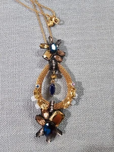 COLGANTE J.CREW CON PIEDRAS MULTICOLORES - Imagen 1 de 4