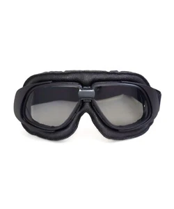 CRG Vintage Bike Aviator Pilot Style Motorcycle Cruiser Scooter Goggles T10BTB - Picture 1 of 7