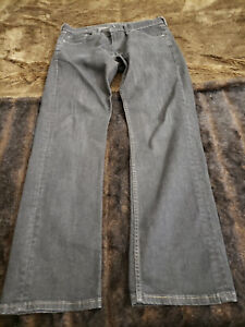 Levi's 554 Mens Size 34x34 Black Cotton Jeans