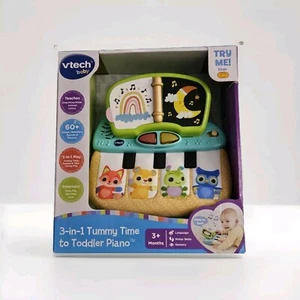 Vtech Baby 3-In-1 Tummy Time To Toddler Piano New In Box - Picture 1 of 3