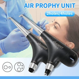 Pulidora dental de 4 orificios con flujo de aire a chorro pieza de mano profijo higiénico negro V3 - Imagen 1 de 17