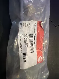 Cummins Compressor Water Inlet Tube 3400563 - Foto 1 di 6