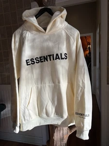 Essentials (FEAR OF GOD) Sudadera con Capucha Marca Talla XL Beige Totalmente Nueva - Imagen 1 de 5