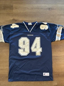 Vintage 1990s Charles Haley Dallas Cowboys Logo Athletic Jersey-Large - Picture 1 of 8