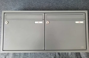 RENZ Eckrahmen Unterputz Briefkastenanlage 2-fach RAL DB703 NEU** - Bild 1 von 12