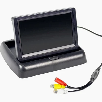 Monitor TFT 4,3" a scomparsa per telecamera auto camper - Immagine 1 di 4