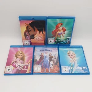 Disney & Dreamworks Blu Ray Filme-Set - Spirit, Arielle, Rapunzel & Eiskönigin - Imagen 1 de 1
