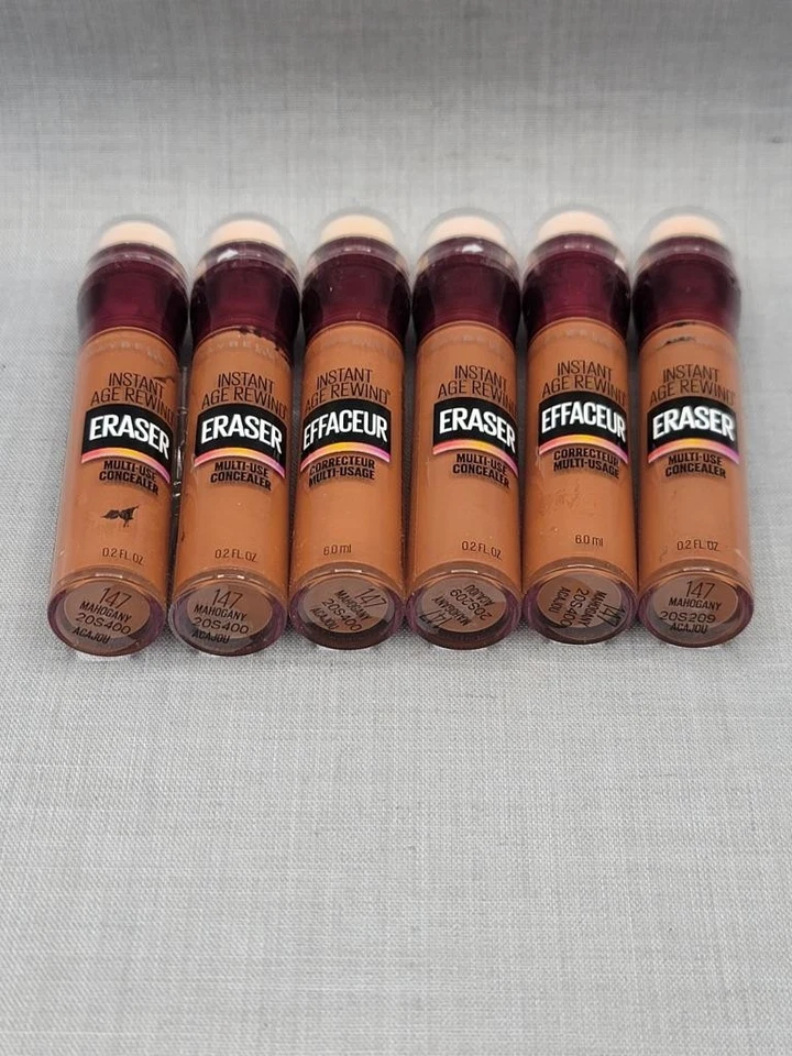 PACK de 6 correctores borradores Maybelline Instant Age Rewind 147 caoba - SIN PAQUETE Foto 1 de 1