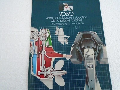Folleto de ventas de unidades de popa Volvo de la era 80' Foto 1 de 4