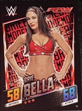 71 Brie Bella WWE Topps Slam Attax Then Now Forever