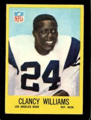 1967 PHILADELPHIA #95 CLANCY WILLIAMS VG (RC) LA RAMS *X34505 - Image 1 of 2
