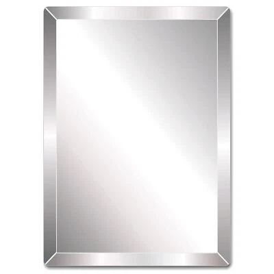Pro Safe Glass Frameless 20" x 30" Rectangle Mirror - Image 1 of 2