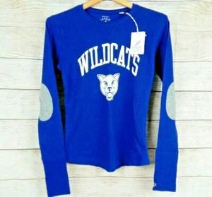Daemen College Wildcats Long Sleeve Waffle Shirt Women's Size Small Royal Blue - Picture 1 of 7