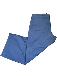 Polo Ralph Lauren Women Wide Straight Leg Capri Pants Light Blue Size 8 - Picture 1 of 6