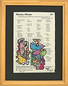 Stephen Neil Gill Original Contemporary Outsider Pop Surreal Art Totems Framed - Picture 1 of 1
