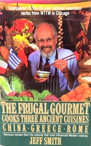 The Frugal Gourmet Cooks Ancient Cuisines by Jeff Smith HCDJ 1st US Edition - Picture 1 of 8