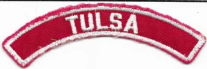 Tulsa Red and White RWS Community Strip Vintage Boy Scouts BSA - Imagen 1 de 1
