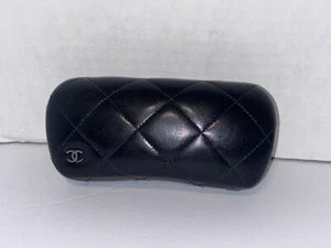 Chanel Medium Black Quilted Sunglasses Case - Picture 1 of 6