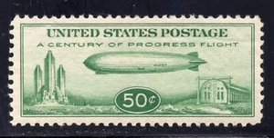 US SC#C18 - MLH - VF/XF - Jumbo, natural gum bend - Picture 1 of 2