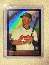 FRANCISCO LINDOR 2015 Topps Heritage Chrome Purple Refractor #717 RC METS