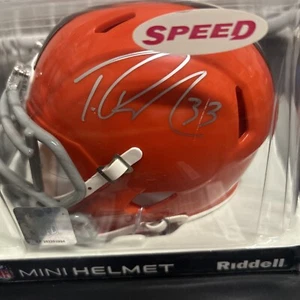Trent Richardson Signed Cleveland Browns NFL Mini Helmet JSA Certified -1 # - Picture 1 of 4