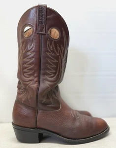 Vintage Red Wing Cowboy Boots Men’s 8.5 D Pecos Pull On 9812 Brown Leather - Imagen 1 de 13
