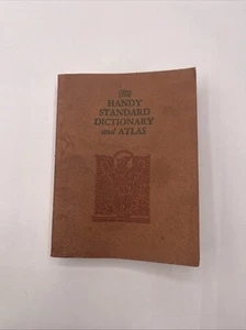 The Handy Standard Dictionary and Atlas and Wagnalls Company 1933 Illustrated - Picture 1 of 8