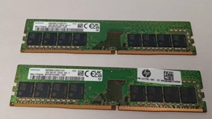 Samsung DDR4 32GB (2x16GB) 3200MHz RAM Dual Channel Kit Fast Shipping - Picture 1 of 6