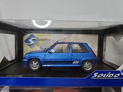 Solido 1:18 S1810003 RENAULT Super 5 GT Turbo MK2 1989(blue Lumiere) - Immagine 1 di 3