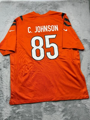 Camiseta Chad Johnson Para Hombre Extra Grande Naranja Nike Cincinnati Bengals NFL Fútbol Foto 1 de 4