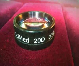 Lente de diagnóstico BIO asférica doble 20D con estuche de seguridad VENDEDOR DE EE. UU. - Imagen 1 de 10