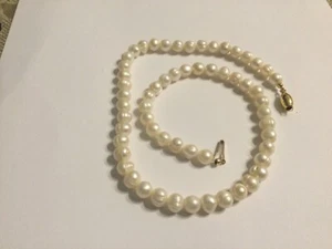 COLLANA PERLE NATURALI BAROCCHE TAHITI SOUTH SEA 7-7,5 mm.CHIUSURA ORO 18Kt. - Foto 1 di 6