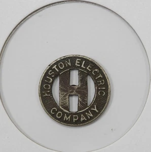 Houston Electric Company-Houston, Texas Transit Token TX 445 - Picture 1 of 2